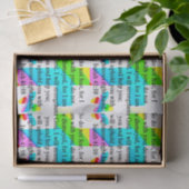  RAINBOW CROSS ISAIAH 41:10 ONTWERP TISSUEPAPIER (Geschenk)