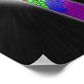 Rainbow Cross-print Poster (Hoek)