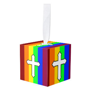 Rainbow Cross ROY G BIV Decoratie