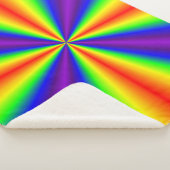 Rainbow Cross Sherpa Blanket Deken (3/4)