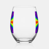 Rainbow Cross Stemless wijnglas Wijnglas Zonder Voet (Links)