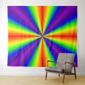 Rainbow Cross Tapestry Wandkleed (In Situ (horizontaal))