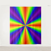 Rainbow Cross Tapestry Wandkleed (Voorkant)