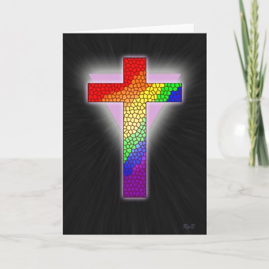 Rainbow Cross-Wenskaart Kaart (Voorkant)