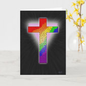 Rainbow Cross-Wenskaart Kaart (Gele Bloem)