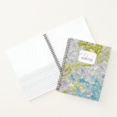 Rainbow Crush Folie Chic Monogrammed Girly School Notitieboek (Binnen)