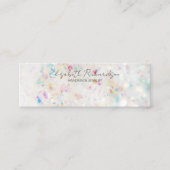 Rainbow Crystal Elegante Oorbel Houder Display Mini Visitekaartje (Voorkant)