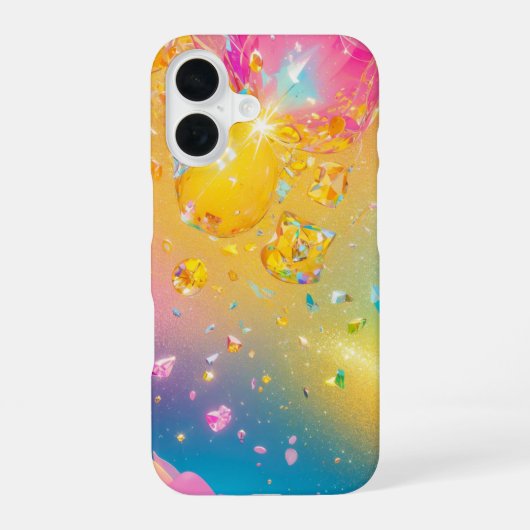 Rainbow Crystal Fantasy Phone Case iPhone 16 Hoesje (Achterkant)