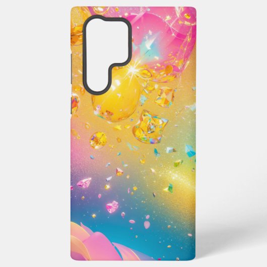 Rainbow Crystal Fantasy Phone Case Samsung Galaxy Hoesje (Achterkant)