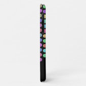 Rainbow Crystal Strands Monogram Telefoon Case (Achterkant/links)