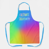 Rainbow "Cultivate Creatitivity" Schort (Voorkant)