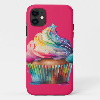 Rainbow Cupcake Case-Mate iPhone Case