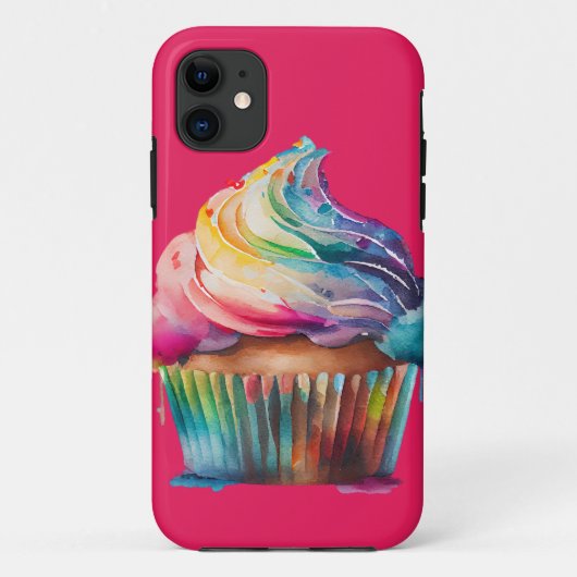 Rainbow Cupcake Case-Mate iPhone Case (Achterkant)