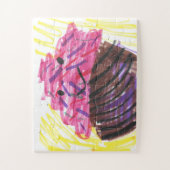 Rainbow Cupcake Child Art Magic  Legpuzzel (Verticaal)