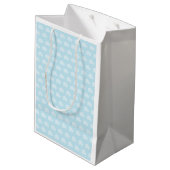 Rainbow Cupcake Gift Bag Medium Cadeauzakje (Achterkant Gekanteld)