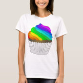 Rainbow Cupcake T-shirt (Voorkant)