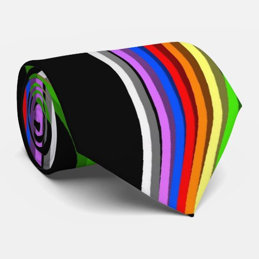 RAINBOW CURVE STROPDAS (Opgerold)