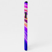 Rainbow Curved Light, Name White Script, Your logo iPhone Hoesje (Rechterkant)