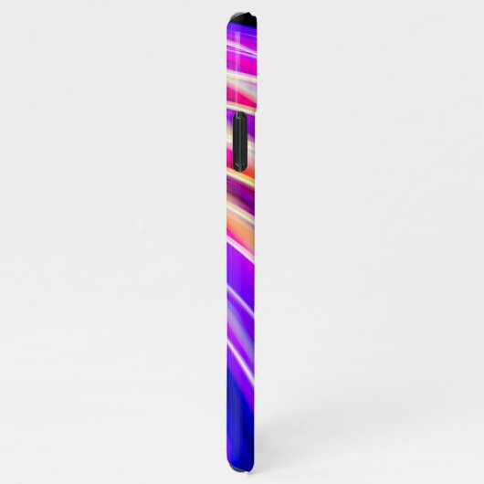 Rainbow Curved Light, Name White Script, Your logo iPhone Hoesje (Rechterkant)