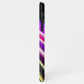 Rainbow Curved Light, Name White Script, Your logo iPhone Hoesje (Linkerkant)