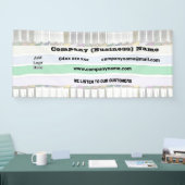 Rainbow Custom Company Banner met Logo (Beurs)
