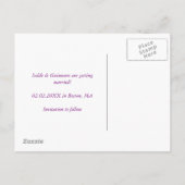 Rainbow Custom Foto Gay/Lesbian Save the Date Aankondigingskaart (Achterkant)