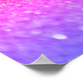 Rainbow Custom Glitter Name Persoonlijk Poster (Hoek)