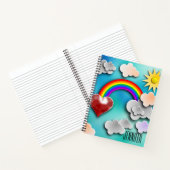 Rainbow Cut-Out Personal Notitieboek Creative Jour (Binnen)