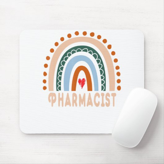 Rainbow Cute Appreciation Essential Wor Muismat (Met muis)