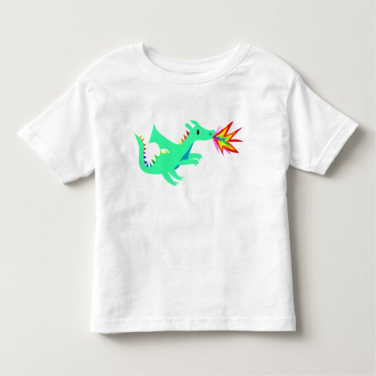 Rainbow Cute Dragon shirt voor kinderen (Voorkant)