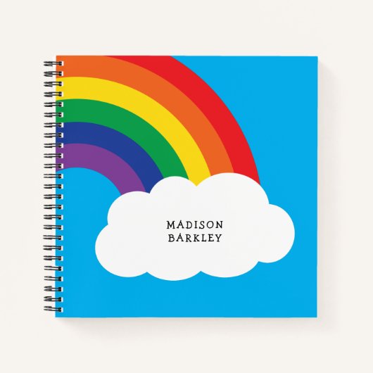Rainbow Cute Kinder Notitieboek (Voorkant)