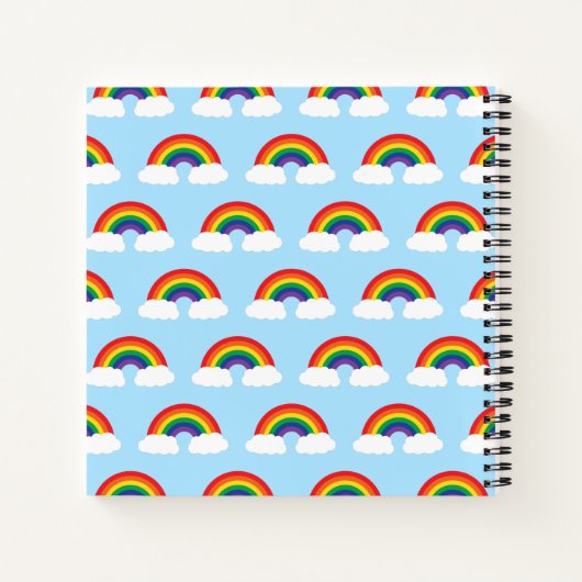 Rainbow Cute Kinder Notitieboek (Achterkant)