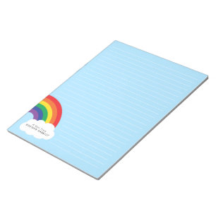 Rainbow Cute Kinder Personal Briefpapier Notitiebl Notitieblok