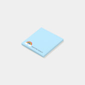 Rainbow Cute Kinder Post-it® Notes (Schuin)