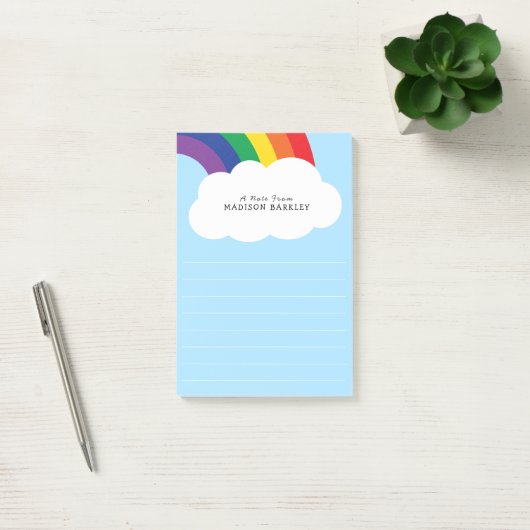 Rainbow Cute Kinder Post-it® Notes (Kantoor)