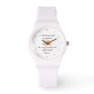 Rainbow Cute Nurse Boho met tweede hand Horloge