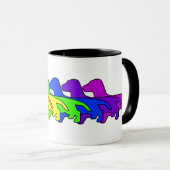 Rainbow Dachshund Mok (Voorkant rechts)