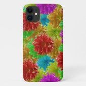 Rainbow Dahlia Flower Explosion Case-Mate iPhone Case (Achterkant)
