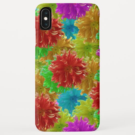 Rainbow Dahlia Flower Explosion Case-Mate iPhone Case (Achterkant)