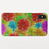 Rainbow Dahlia Flower Explosion Case-Mate iPhone Case (Achterkant (horizontaal))