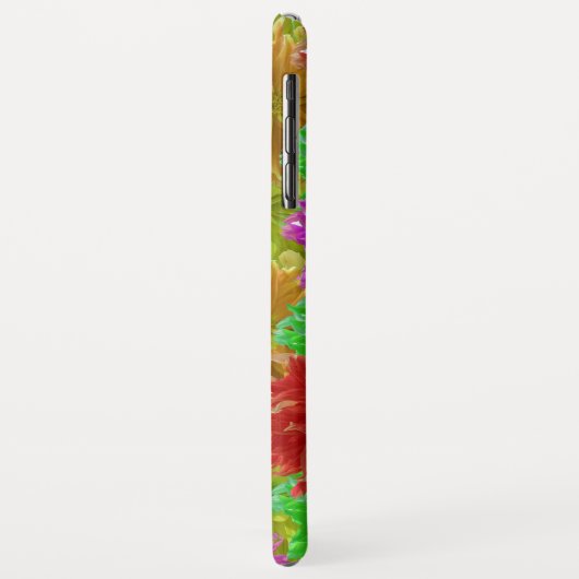 Rainbow Dahlia Flower Explosion Case-Mate iPhone Case (Achterkant/links)