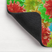 Rainbow Dahlia Flower Explosion Muismat (Hoek)