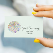 Rainbow Dahlia Visitekaartje