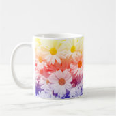 Rainbow Daisies Koffiemok (Links)