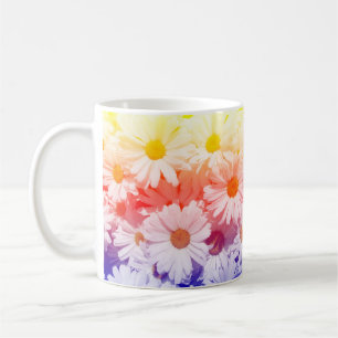 Rainbow Daisies Koffiemok