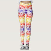 Rainbow Daisies Leggings (Voorkant)