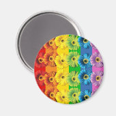 Rainbow Daisies Magneet (Voorkant / Achterkant)