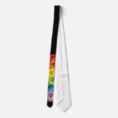 Rainbow Daisies Stropdas (Achterkant)