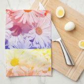 Rainbow Daisies Theedoek (Quarter Fold)