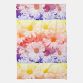 Rainbow Daisies Theedoek (Verticaal)